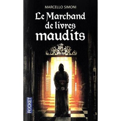 Marcello Simoni Le Marchand De Livres Maudits - Publicité Marcello Simoni Le Marchand De Livres Maudits - Publicité