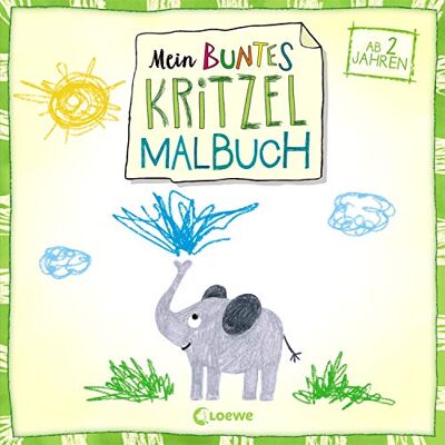 Norbert Pautner Mein Buntes Kritzel-Malbuch (Elefant): Ab 2 Jahre - Publicité Norbert Pautner Mein Buntes Kritzel-Malbuch (Elefant): Ab 2 Jahre - Publicité
