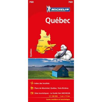 Michelin Québec : 1/1 100 000 - Publicité Michelin Québec : 1/1 100 000 - Publicité