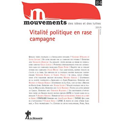 Collectif Mouvements, N° 84. Vitalité Politique En Rase Campagne - Publicité Collectif Mouvements, N° 84. Vitalité Politique En Rase Campagne - Publicité