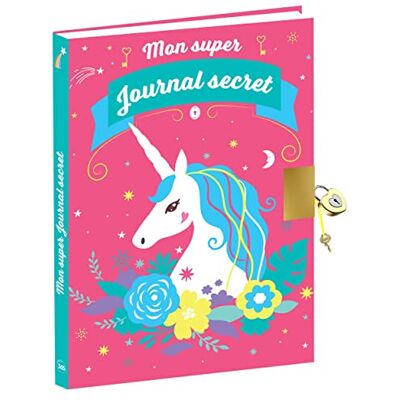 Editions 365 Mon Super Journal Secret : Licornes - Publicité Editions 365 Mon Super Journal Secret : Licornes - Publicité