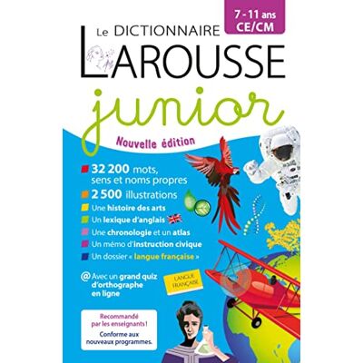 Le Dictionnaire Larousse Junior, 7-11 Ans, Ce-Cm - Publicité Le Dictionnaire Larousse Junior, 7-11 Ans, Ce-Cm - Publicité