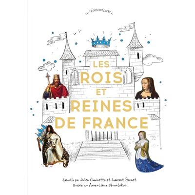 Julien Cuminetto Les Rois Et Reines De France - Publicité Julien Cuminetto Les Rois Et Reines De France - Publicité