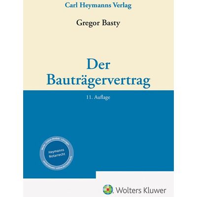 Gregor Basty Der Bauträgervertrag - Publicité Gregor Basty Der Bauträgervertrag - Publicité