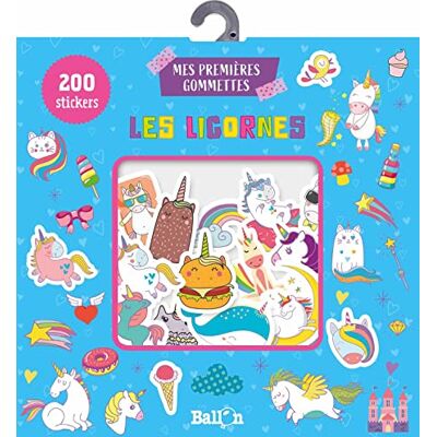 Ballon Les Licornes : 200 Stickers - Publicité Ballon Les Licornes : 200 Stickers - Publicité