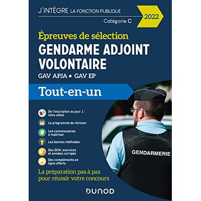 Benoît Priet Gendarme Adjoint Volontaire : Gav Apja, Gav Ep Épreuves De Sélection, Catégorie C : Tout-En-Un 2022 - Publicité Benoît Priet Gendarme Adjoint Volontaire : Gav Apja, Gav Ep Épreuves De Sélection, Catégorie C : Tout-En-Un 2022 - Publicité