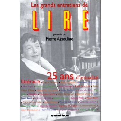 Collectif Les Grands Entretiens De Lire : Octobre 1975-Janvier 2000 - Publicité Collectif Les Grands Entretiens De Lire : Octobre 1975-Janvier 2000 - Publicité