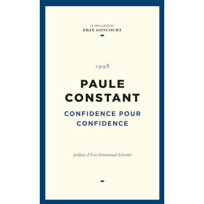 Paule Constant Confidence Pour Confidence - Publicité Paule Constant Confidence Pour Confidence - Publicité