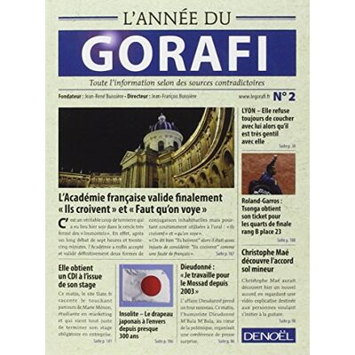 Buissiere Jean- L'Année Du Gorafi : Toute L'Information Selon Des Sources Contradictoires. Vol. 2 - Publicité Buissiere Jean- L'Année Du Gorafi : Toute L'Information Selon Des Sources Contradictoires. Vol. 2 - Publicité