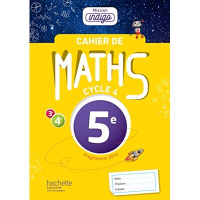 Collectif Cahier De Maths 5e, Cycle 4 : Programme 2016 - Publicité Collectif Cahier De Maths 5e, Cycle 4 : Programme 2016 - Publicité