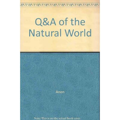 Anon Q&a; Of The Natural World - Publicité Anon Q&a; Of The Natural World - Publicité