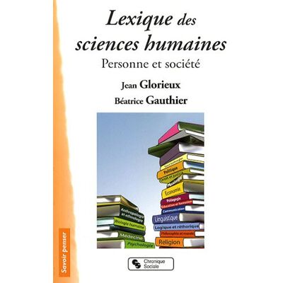 Jean Glorieux Lexique Des Sciences Humaines : Personne Et Société - Publicité Jean Glorieux Lexique Des Sciences Humaines : Personne Et Société - Publicité