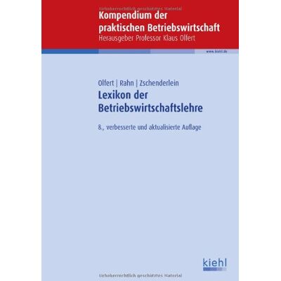 Klaus Olfert Lexikon Der Betriebswirtschaftslehre - Publicité Klaus Olfert Lexikon Der Betriebswirtschaftslehre - Publicité