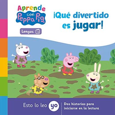 Hasbro Peppa Pig. Lectoescritura - Aprende Lengua Con Peppa Pig. ¡qué Divertido Es Jugar!: Esto Lo Leo Yo. Dos Historias Para Iniciarse En La Lectura (Altea) - Publicité Hasbro Peppa Pig. Lectoescritura - Aprende Lengua Con Peppa Pig. ¡qué Divertido Es Jugar!: Esto Lo Leo Yo. Dos Historias Para Iniciarse En La Lectura (Altea) - Publicité