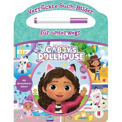 Pi Kids Gabby'S Dollhouse - Verrückte Such-Bilder Für Unterwegs - Wimmelbuch - Pappbilderbuch Mit Stift Und Abwischbaren Seiten Ab 3 Jahren - Publicité Pi Kids Gabby'S Dollhouse - Verrückte Such-Bilder Für Unterwegs - Wimmelbuch - Pappbilderbuch Mit Stift Und Abwischbaren Seiten Ab 3 Jahren - Publicité