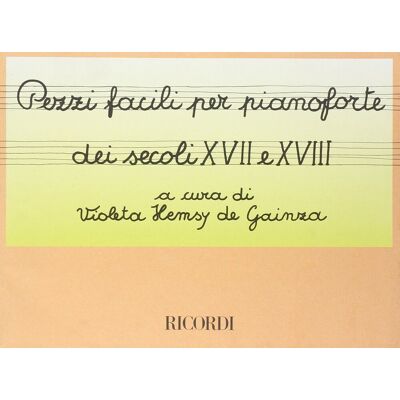 Various Pezzi Facili Dei Secoli Xvii E Xviii (Piano) - Publicité Various Pezzi Facili Dei Secoli Xvii E Xviii (Piano) - Publicité