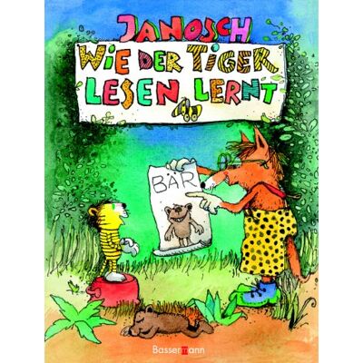 Janosch Wie Der Tiger Lesen Lernt - Publicité Janosch Wie Der Tiger Lesen Lernt - Publicité