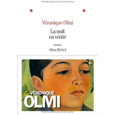 Véronique Olmi La Nuit En Vérité - Publicité Véronique Olmi La Nuit En Vérité - Publicité