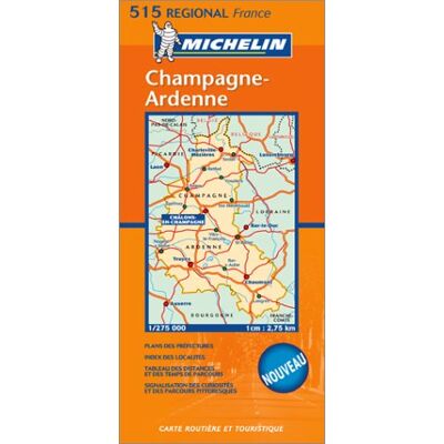 Michelin Champagne, Ardenne, Französische Ausgabe (Cartes Mosaic) - Publicité Michelin Champagne, Ardenne, Französische Ausgabe (Cartes Mosaic) - Publicité