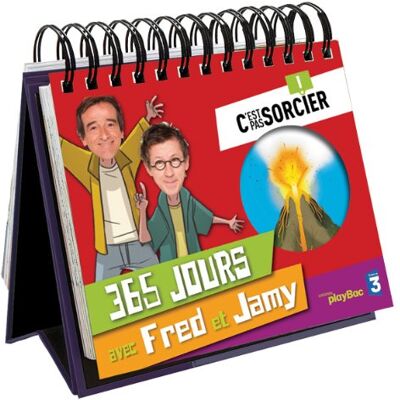 Collectif C'Est Pas Sorcier : 365 Jours Avec Fred Et Jamy - Publicité Collectif C'Est Pas Sorcier : 365 Jours Avec Fred Et Jamy - Publicité