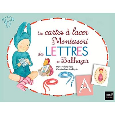 Les Cartes À Lacer Montessori Des Lettres De Balthazar - Publicité Les Cartes À Lacer Montessori Des Lettres De Balthazar - Publicité