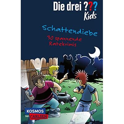 Ulf Blanck Die Drei ??? Kids: Schattendiebe. 30 Spannende Ratekrimis!: Detektiv*innen Gesucht! Löse Gemeinsam Mit Justus, Peter Und Bob 30 Knifflige Fälle! - Publicité Ulf Blanck Die Drei ??? Kids: Schattendiebe. 30 Spannende Ratekrimis!: Detektiv*innen Gesucht! Löse Gemeinsam Mit Justus, Peter Und Bob 30 Knifflige Fälle! - Publicité