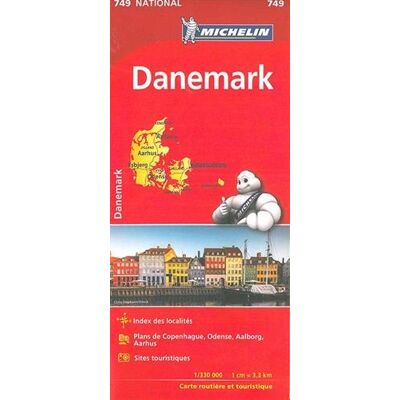 Mapa National Dinamarca (Mapas National Michelin) - Publicité Mapa National Dinamarca (Mapas National Michelin) - Publicité