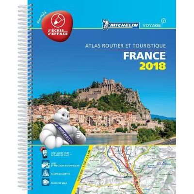 Michelin France 2018 : Atlas Routier Et Touristique : Plastifié - Publicité Michelin France 2018 : Atlas Routier Et Touristique : Plastifié - Publicité