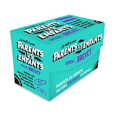 Marabout La Boîte À Quiz Parents Vs Enfants : Spécial Brevet - Publicité Marabout La Boîte À Quiz Parents Vs Enfants : Spécial Brevet - Publicité