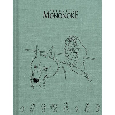 Studio Ghibli Princess Mononoke Sketchbook - Publicité Studio Ghibli Princess Mononoke Sketchbook - Publicité