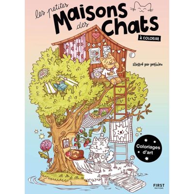 Les Petites Maisons Des Chats À Colorier - Publicité Les Petites Maisons Des Chats À Colorier - Publicité