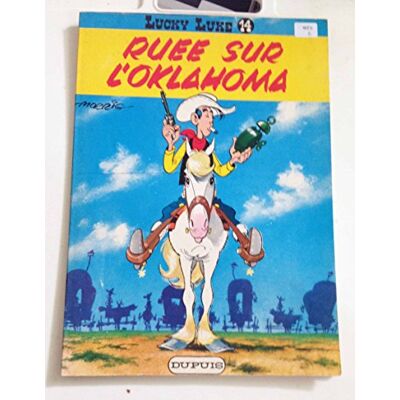 Morris Lucky Lucke N°14 - Ruée Sur L'Oklahoma. Publicité Morris Lucky Lucke N°14 - Ruée Sur L'Oklahoma. Publicité