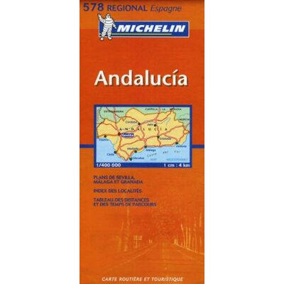 Michelin Travel Publications Carte Routière : Andalucia, N° 11578 (En Espagnol) (Maps/regional (Michelin)) - Publicité Michelin Travel Publications Carte Routière : Andalucia, N° 11578 (En Espagnol) (Maps/regional (Michelin)) - Publicité