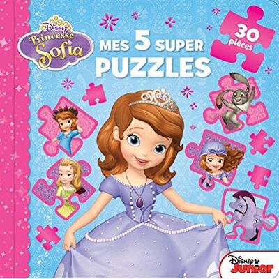 Disney Princesse Sofia : Mes 5 Super Puzzles - Publicité Disney Princesse Sofia : Mes 5 Super Puzzles - Publicité