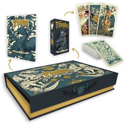 Triomphes : Tarot Et Scopa Divinatoire - Publicité Triomphes : Tarot Et Scopa Divinatoire - Publicité