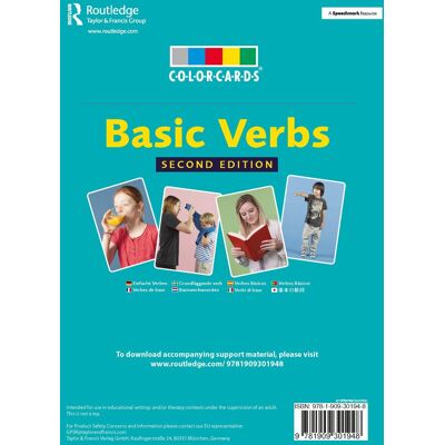 Speechmark Basic Verbs: Colorcards - Publicité Speechmark Basic Verbs: Colorcards - Publicité