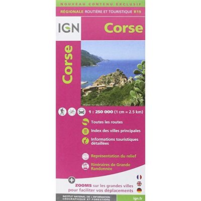 IGN Corse 2015. 1 : 250 000 - Publicité IGN Corse 2015. 1 : 250 000 - Publicité