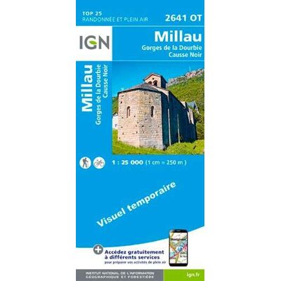 Collectif Millau Gorges De La Dourbie Causse Noir 1:25 000 - Publicité Collectif Millau Gorges De La Dourbie Causse Noir 1:25 000 - Publicité