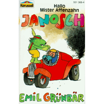 Janosch Emil Grünbär. Hallo Mister Affenzahn. Cassette - Publicité Janosch Emil Grünbär. Hallo Mister Affenzahn. Cassette - Publicité