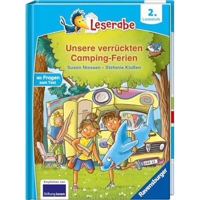 Susan Niessen Unsere Verrückten Camping-Ferien - Lesen Lernen Mit Dem Leseraben - Erstlesebuch - Kinderbuch Ab 7 Jahren - Lesen Üben 2. Klasse (Leserabe 2. Klasse) (Leserabe - 2. Lesestufe) - Publicité Susan Niessen Unsere Verrückten Camping-Ferien - Lesen Lernen Mit Dem Leseraben - Erstlesebuch - Kinderbuch Ab 7 Jahren - Lesen Üben 2. Klasse (Leserabe 2. Klasse) (Leserabe - 2. Lesestufe) - Publicité