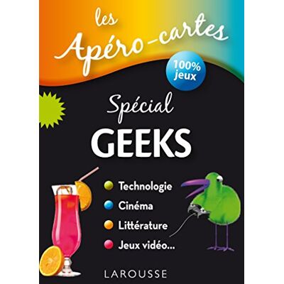 Larousse Les Apéro-Cartes Spécial Geeks - Publicité Larousse Les Apéro-Cartes Spécial Geeks - Publicité