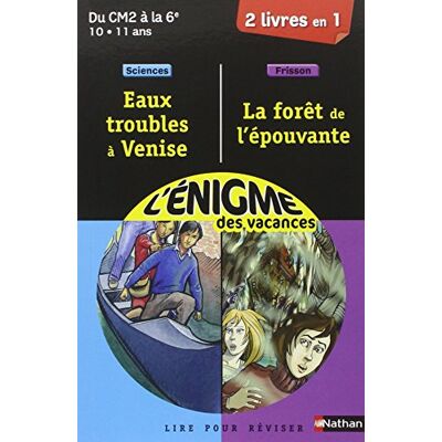 Collectif Eaux Troubles À Venise : Lire Pour Réviser : Du Cm2 À La 6e, 10-11 Ans, Sciences. La Forêt De L'Épouvante : Lire Pour Réviser : Du Cm2 À La 6e, 10-11 Ans, Frisson - Publicité Collectif Eaux Troubles À Venise : Lire Pour Réviser : Du Cm2 À La 6e, 10-11 Ans, Sciences. La Forêt De L'Épouvante : Lire Pour Réviser : Du Cm2 À La 6e, 10-11 Ans, Frisson - Publicité