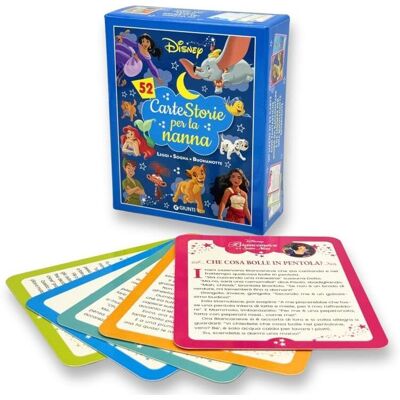 Walt Disney Cartestorie Per La Nanna. Leggi, Sogna, Buonanotte. Ediz. A Colori. Con 52 Carte - Publicité Walt Disney Cartestorie Per La Nanna. Leggi, Sogna, Buonanotte. Ediz. A Colori. Con 52 Carte - Publicité
