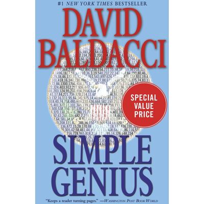 David Baldacci Simple Genius - Publicité David Baldacci Simple Genius - Publicité