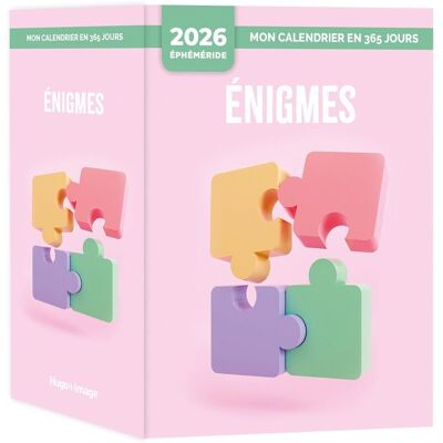 Mon Calendrier 2026 : Enigmes - Publicité Mon Calendrier 2026 : Enigmes - Publicité