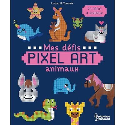 Mes Défis Pixel Art : Animaux - Publicité Mes Défis Pixel Art : Animaux - Publicité