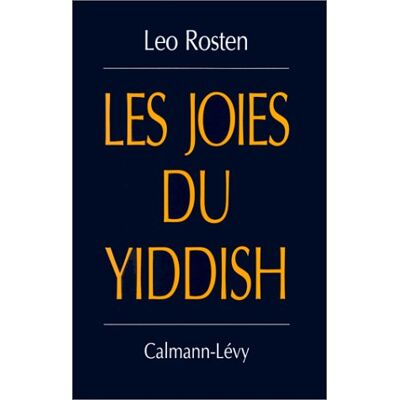 L Rosten Les Joies Du Yiddish - Publicité L Rosten Les Joies Du Yiddish - Publicité