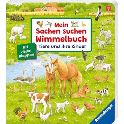 Susanne Gernhäuser Mein Sachen Suchen Wimmelbuch: Tiere Und Ihre Kinder - Publicité Susanne Gernhäuser Mein Sachen Suchen Wimmelbuch: Tiere Und Ihre Kinder - Publicité