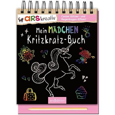 Carolin Hensler Mein Mädchen-Kritzkratz-Buch - Publicité Carolin Hensler Mein Mädchen-Kritzkratz-Buch - Publicité