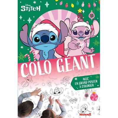 Disney Stitch : Colo Géant (Noël) : Avec Un Grand Poster À Colorier - Publicité Disney Stitch : Colo Géant (Noël) : Avec Un Grand Poster À Colorier - Publicité